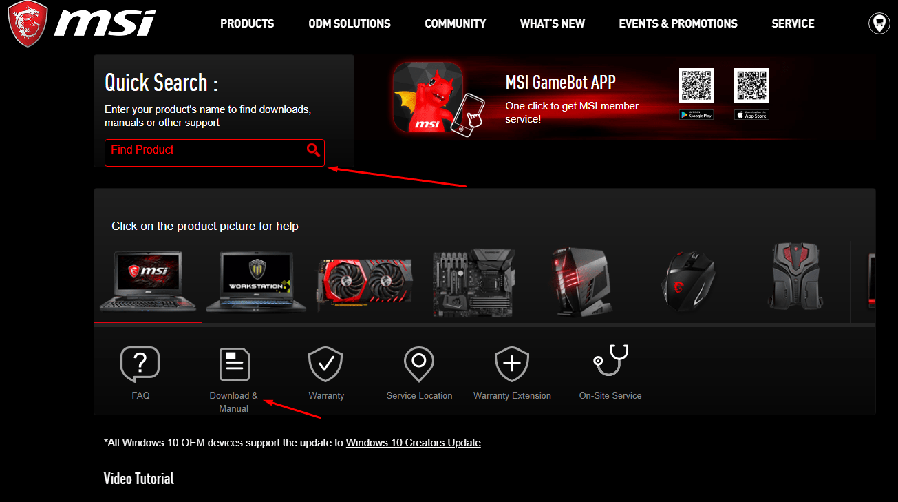 how to update msi motherboard drivers